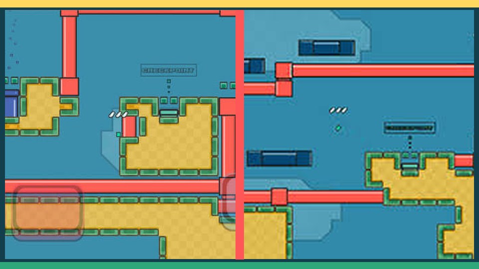 Screenshot illustrating advanced strategy for clean final-level runs